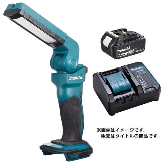 マキタ 充電式LEDワークライト ML801+バッテリBL1860B+充電器DC18WC付  LED...