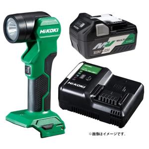 HiKOKI コードレストーチライト UB18DE(XP) バッテリBSL36A18+充電器UC18...