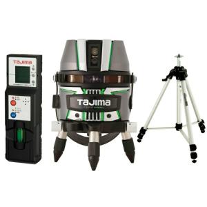 タジマ グリーンレーザー墨出し器 ZEROG2-KYRSET 受光器・三脚セット 高精度 矩・横・両...