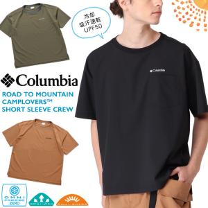 Tシャツ Columbia コロンビア ROAD TO MOUNTAIN CAMPLOVERS CREW ロードトゥマウンテン キャンプラバーズ ショートスリーブ クルー｜2m50cm