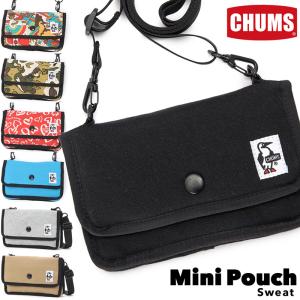 CHUMS チャムス ショルダーバッグ Mini Pouch Sweat ミニポーチ スウェット