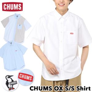 セール チャムス CHUMS 半袖シャツ オックス ショートスリーブ OX S/S