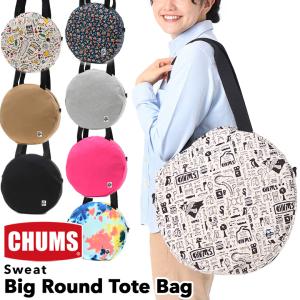 CHUMS チャムス トートバッグ Big Round Tote Bag Sweat ビッグラウンド スウェット
