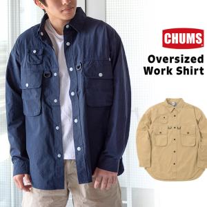 セール チャムス CHUMS オーバーサイズド ワークシャツ Oversized Work Shirt｜2m50cm