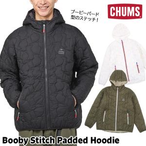 ジャケット CHUMS チャムス Booby Stitch Padded Hoodie ブービーステッチ