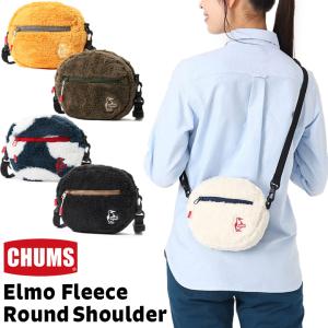 CHUMS チャムス ショルダーバッグ Elmo Fleece Round Shoulder エルモフリース ラウンドショルダー