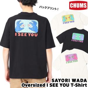 チャムス CHUMS SAYORI WADA Oversized I SEE YOU T-Shirt サヨリワダ オーバーサイズド アイシーユー Tシャツ｜2m50cm