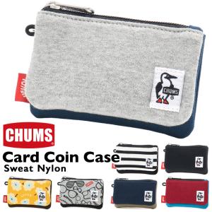 セール CHUMS チャムス 小銭入れ Card Coin Case Sweat Nylon カード コインケース スウェットナイロン｜2m50cm