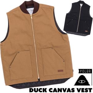 POLeR ポーラー DUCK CANVAS VEST ダック キャンバス ベストの商品画像