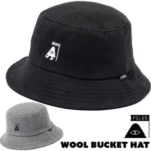 セール 帽子 POLeR ポーラー WOOL BUCKET HAT ウール バケットハット｜2m50cm