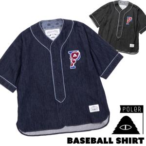 POLeR ポーラー 半袖 BASEBALL SHIRT ベースボールシャツ｜2m50cm