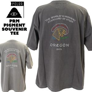 POLeR ポーラー 半袖 PRM PIGMENT SOUVENIR TEE ピグメント染め スーベニア Tシャツ｜2m50cm