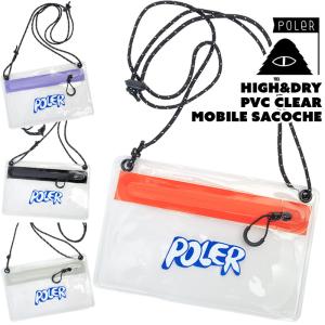 POLeR ポーラー HIGH&DRY PVC CLEAR MOBILE SACOCHE ハイ アンド ドライ クリア モバイル サコッシュ｜2m50cm