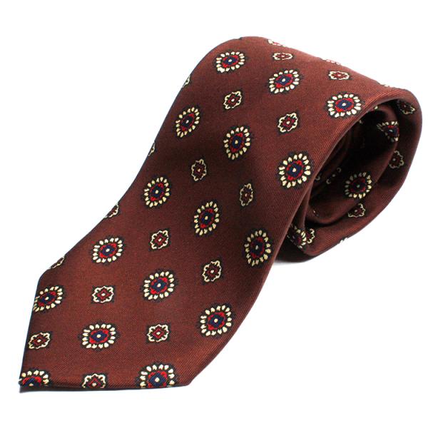 DRAKE'S（ドレイクス）英国製ネクタイ　日本販売店　DRAKE'S-21010-06 プリントブ...