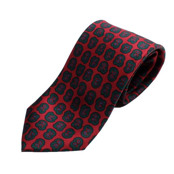 DRAKE'S（ドレイクス）英国製ネクタイ　日本販売店　DRAKE'S-24096-01 プリントレ...