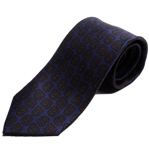 DRAKE'S（ドレイクス）英国製ネクタイ　日本販売店　DRAKE'S-24096-03 プリントブ...