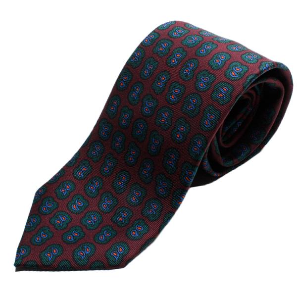 DRAKE'S（ドレイクス）英国製ネクタイ　日本販売店　DRAKE'S-24096-05 プリントブ...