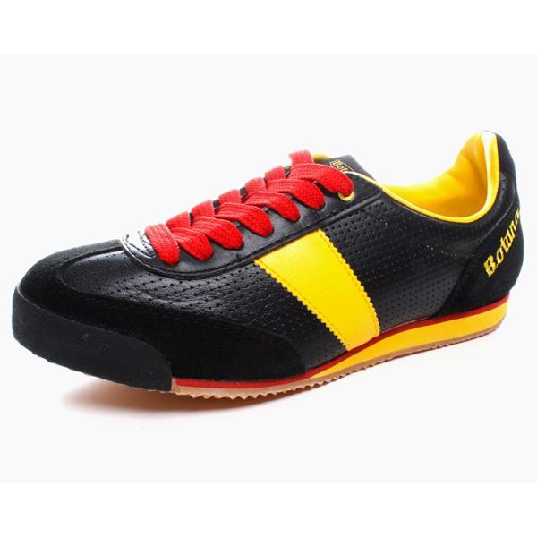 Botana『ボタナ』正規取扱店 レザースニーカー CL08PRO-BLACK/YELLOW