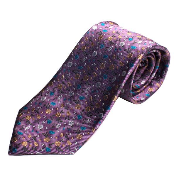 Franco Spada（フランコスパダ）ネクタイ　日本販売店　FS2025-HK1-4　パープル花...