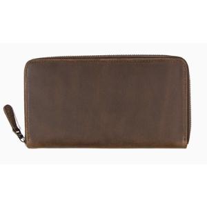 Whitehouse Cox 『ホワイトハウスコックス』SETTLER 『セトラー』　正規取扱店　ウォレット（ジップラウンド）OW-1760 Clutch Purse-Brown｜2nd-selection