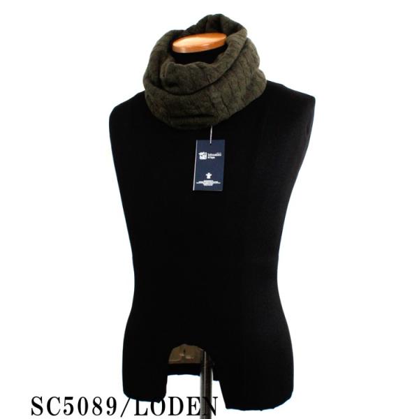 JOHNSTONS『ジョンストンズ』　正規取扱店　カシミア100％ケーブル編みスヌード　SC5089...