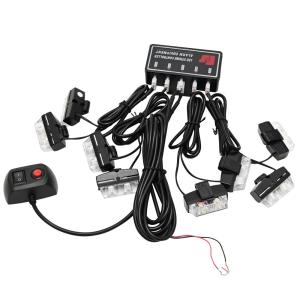 ジェットイノウエ LEDツインストロボマーカー クリア/レッド・ブルー
