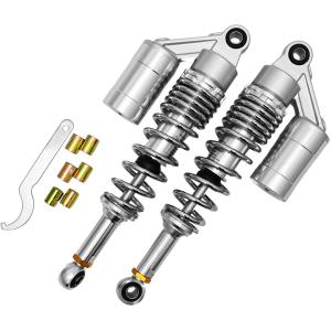 新品 ゼファー400 ZRX400 Z400FX 黒×金 サスペンション 320mm リア