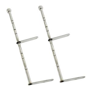デコトラ　バンパーポール 絞り型 バンパーポール 旗棒 汎用 60cm 2本セット トラック ダンプ