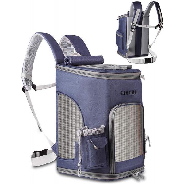 ペット キャリーバッグ ペットバッグ リュック 抱っこバッグ 軽量 汚れにくい 飛び出し防止 折りた...