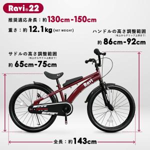 【 メガアウトレット 】 子供自転車 RAVI...の詳細画像5
