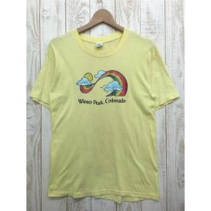 MENs M  コロラド ウィンターパーク BELTON Tシャツ 希少モデル ビンテージ イエロー系｜2ndgear-outdoor