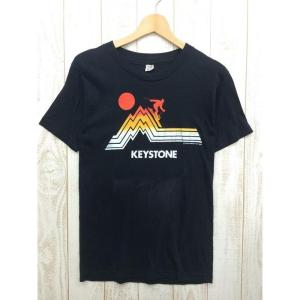 MENs S  コロラド キーストーン 70s Hanes Tシャツ 希少モデル ビンテージ ブラック系｜2ndgear-outdoor