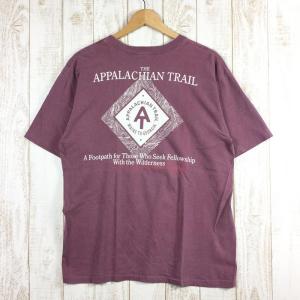 MENs M  アパラチアン トレイル APPALACHIAN TRAIL AT 希少なアウトドアTシャツ パープル系｜2ndgear-outdoor