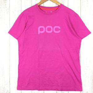 MENs L  ポック POC ティーシャツ コープ T-shirt Corp ロゴ Tシャツ コットン POC ピンク系｜2ndgear-outdoor