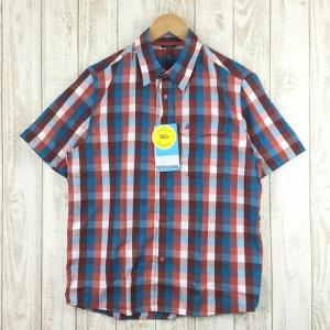 【MEN's S】オドロ ショートスリーブ トルネード シャツ Shirt S/S TORNADO ODLO 522912 66070 レッド系｜2ndgear-outdoor