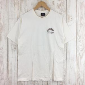 MENs M  マウンテンシャレー MOUNTAIN CHALET オリジナル Tシャツ 希少なアウトドアTシャツ アイボリー系｜2ndgear-outdoor
