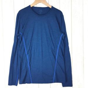 MENs XS  アイスブレーカー エアロ ロングスリーブ クルー AERO LS CREWE ICEBREAKER IT61750 ブルー系｜2ndgear-outdoor