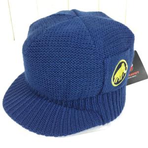 【UNISEX One】マムート バイザー ビーニー VISOR BEANIE MAMMUT 1090-01790 ブルー系｜2ndgear-outdoor