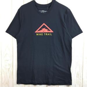MENs L ナイキ トレイル ランニング Tシャツ ドライフィット NIKE CT3858 ブラック系｜2ndgear-outdoor