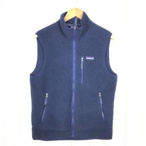 MENs S  パタゴニア レトロ パイル ベスト Retro Pile Vest PATAGONIA 22820 NVYB ネイビーブルー ネイビー｜2ndgear-outdoor