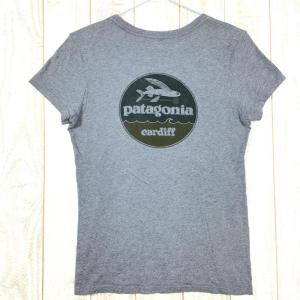 WOMENs S  パタゴニア ウィメンズ Cardiff オーガニックコットン Tシャツ PATAGONIA グレー系｜2ndgear-outdoor