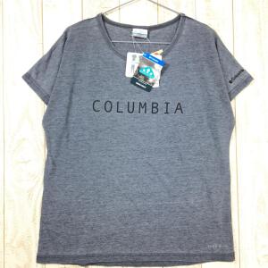 WOMENs L  コロンビア リンジーロック ウィメンズ ショートスリーブ クルー Tシャツ COLUMBIA PL3126 グレー系｜2ndgear-outdoor