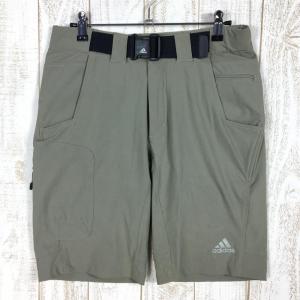 MENs L  アディダス HT フレックス ショーツ ソフトシェル トレッキング ADIDAS X21407 ベージュ系｜2ndgear-outdoor