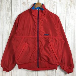 MENs M  パタゴニア 1988 シェルド キャプリーン ジャケット Shelled Capilene Jacket フレンチレッド×ピーコック｜2ndgear-outdoor