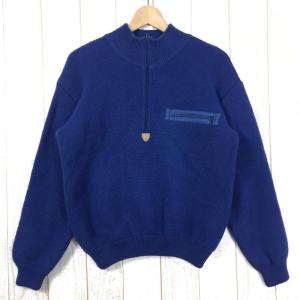 MENs S  パタゴニア 1996 アルピニスト セーター Alpinist Sweater ストームブルー ウール ニット ジップネック 生産終了｜2ndgear-outdoor
