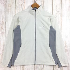 WOMENs M  モンベル シャミース ライニングジャケット フリース MONTBELL 1104988 アイボリー系｜2ndgear-outdoor