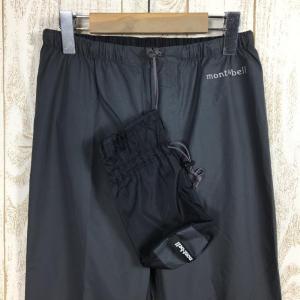 WOMENs S  モンベル レイントレッカー パンツ ブリーズドライテック 3レイヤー レインシェル MONTBELL 1128269 チャコール系｜2ndgear-outdoor