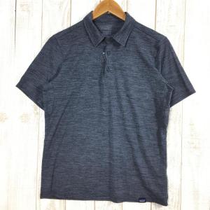 MENs M  パタゴニア メリノ デイリー ポロシャツ Merino Daily Polo メリノウール PATAGONIA 36300 BLK B｜2ndgear-outdoor