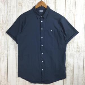 MENs M  フーディニ ショートスリーブ シャツ Shortsleeve Shirt HOUDINI 267594 ネイビー系｜2ndgear-outdoor