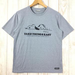 MENs M  マウンテンマーシャルアーツ × PEANUTS 2nd 2nd POLARTEC Tee TAKE THINGS EASY ピーナッツ｜2ndgear-outdoor